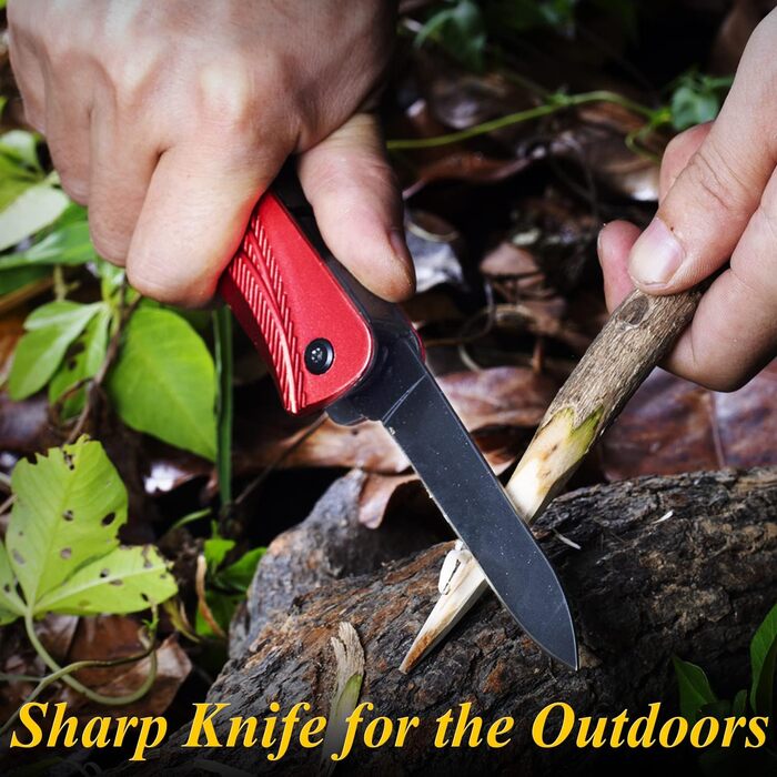 Camping Gear Multitool Axe Gifts: Multifunction Tool Axe Gifts for Men Dad Him, 14-in-1 Axe Hammer Knife Saw Bottle Opener Fire Starter Whistle for Camping Survival Hiking
