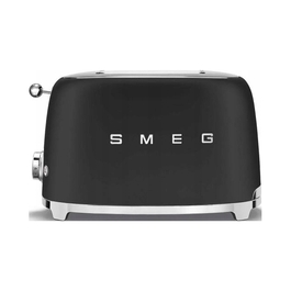 Тостер Smeg TSF01BLMEU на 2 скибки, 950 Вт, чорний