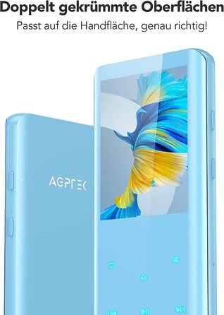 MP3 плеєр AGPTEK 64GB Bluetooth 5.3, 2.4