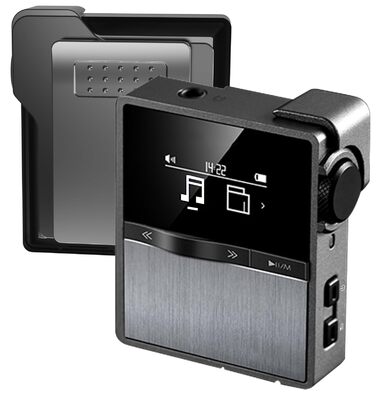 MP3-плеєр Hmusic P68 HiFi з кліпсою, Bluetooth, 16GB + карта пам'яті 128GB, підтримка DSD, Hi-Res аудіо