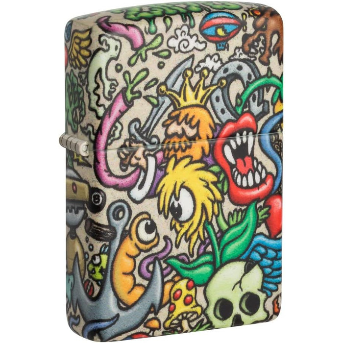 Бензинова запальничка Zippo Crazy Collage 540 Color, кольорова колекційна