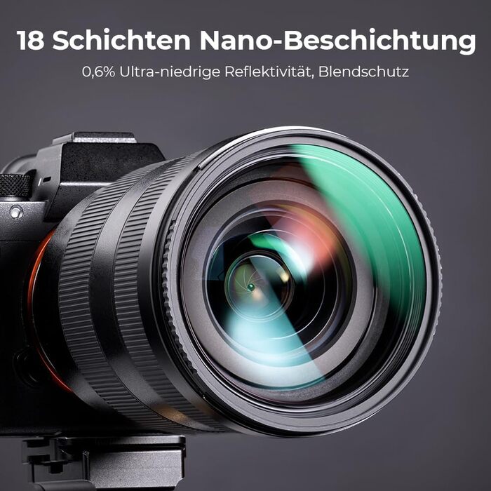 Фільтр UV K&F Concept K-Serie Pro Slim MC 67mm, захист об'єктива