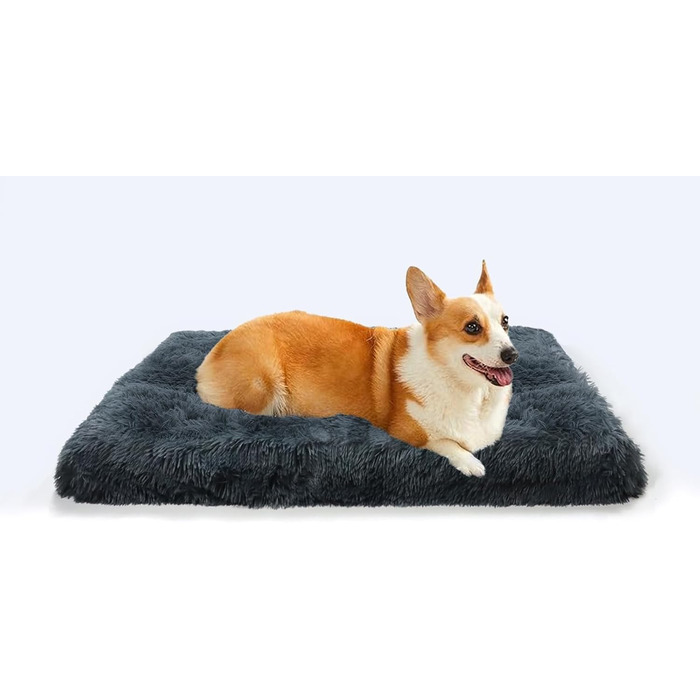 Крісло-лежанка для собак MDDK, 75x50x8 см, сірий, м'яке, миється