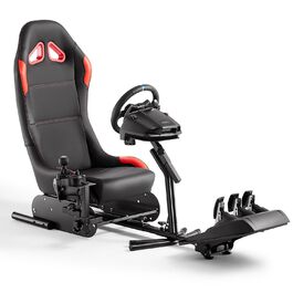 Стенд для гоночного керма DIWANGUS з кріслом - сумісний з Logitech G923, G920, G29, G27, G25 та Thrustmaster T248X, T248, T300Rs, TX, T150 для PS4, PS5, Xbox 360, Xbox