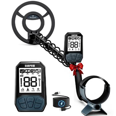 Металодетектор SUNPOW Pro Set для дорослих та дітей – професійний набір, висока точність, 4 режими пошуку, LCD-дисплей, повний комплект