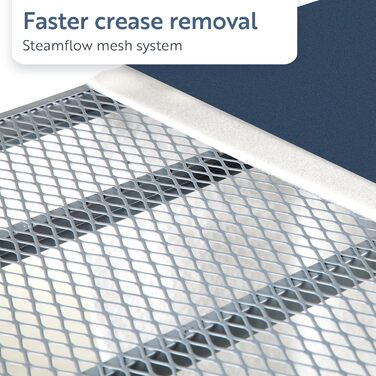 Гладильна дошка Minky Extra широка з підставкою для парогенератора, чорна HH40707103K