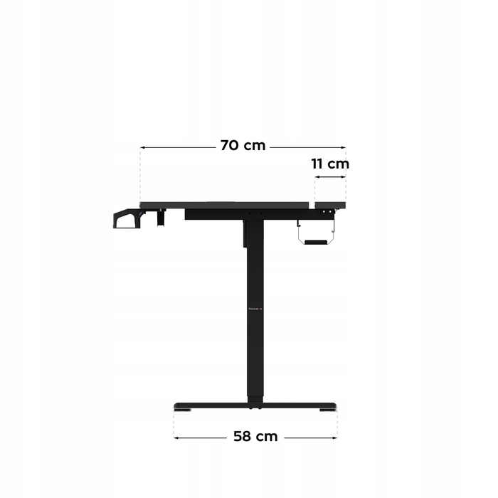 Електричний стіл Huzaro Hero 8.7 RGB LED