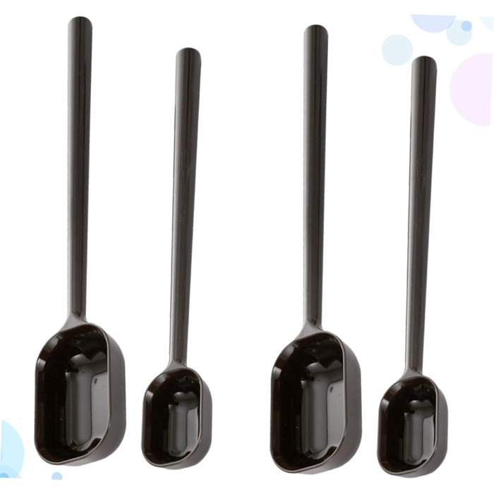 LIFKOME 4-Piece Kitchen Utensil Liquid Mixing Rod Measuring Cup for Liquids Milk Powder Spoon Nested Measuring Cups Vintage Measuring Spoon Stirring Stick Salt Spoon Baby