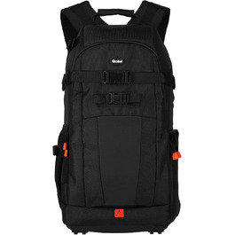 Рюкзак для камери Rollei Fotoliner Ocean L: великий, з перероблених PET-пляшок, з дощем. захистом, розмір ручної поклажі, чорний