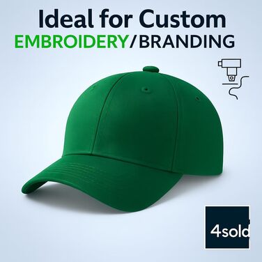 Кепка бейсболка 4sold, бавовна, унісекс, регульована, легка, дихаюча, для спорту, відпочинку, на відкритому повітрі, Sea Green