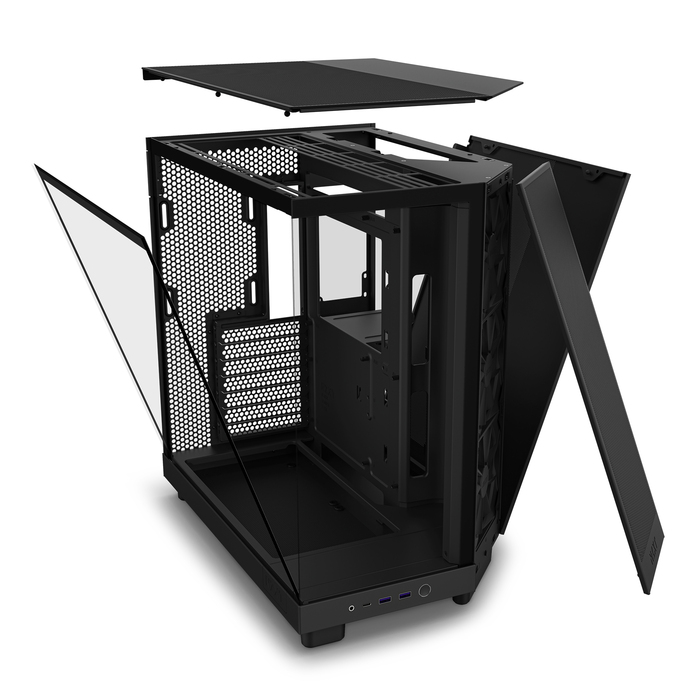 Корпус NZXT H6 Flow з вікном, чорний