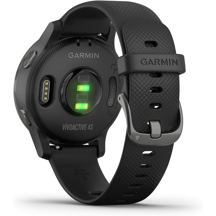 Розумний годинник Garmin vívoactive 4S (відновлений) – GPS-фітнес годинник з тренувальними планами, 20 спортивних програм, 7 днів роботи від акумулятора, для тонких зап'ясть