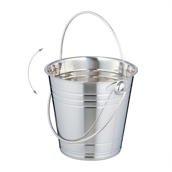 Relaxdays Champagne Cooler Stainless Steel
