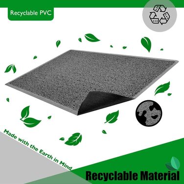 Килимок Nicoman Star Geprägt з зірковим тисненням (для дому та вулиці), 60x40 см, коричневий