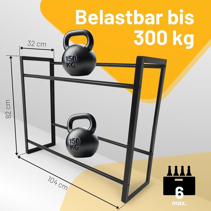 D&D Living® CRINO Beverage Crate Shelf 6 Crates | The Original Beverage Crate Shelf | Maximum Stability and Easy Assembly | Developed in Austria