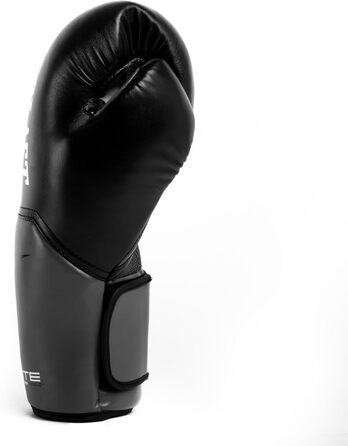Боксерські рукавички Everlast Elite 2, 8oz, чорно-сірі – для спарингу, роботи з манекеном та рукавичками, оригінальні Everlast