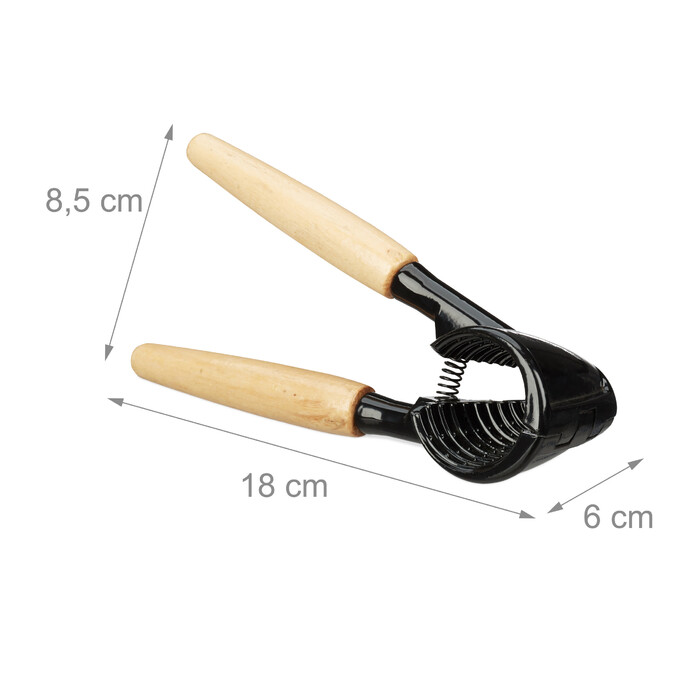 Relaxdays Nutcracker 2-in-1 with Wooden Handle