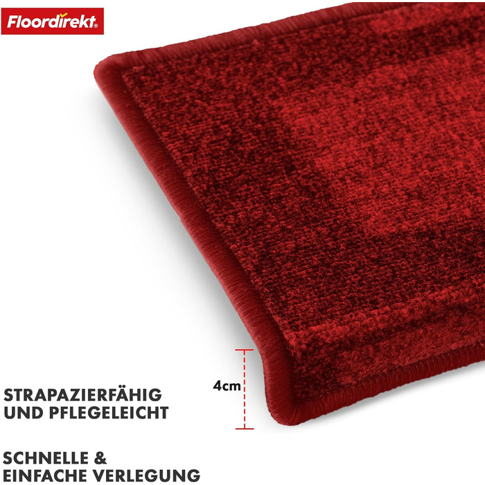 Набір килимків для сходів Floordirekt Via Veneto (15 шт.) з дизайном 