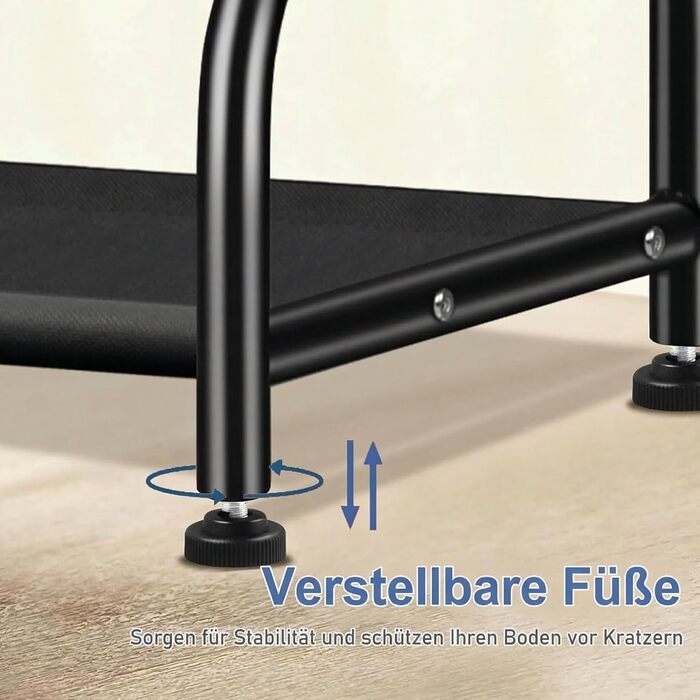 Вішалка для одягу дитяча MISSLO металева з полицею - біла (чорна) для дівчаток та хлопчиків у кімнату, гардеробна стійка для спальні