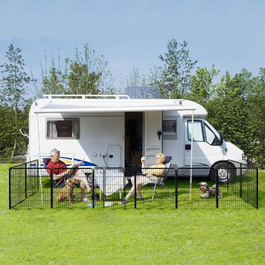 Клітка для собак Yaheetech з 8 секціями, 80x80 см, для дому та саду