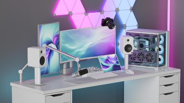 Підставки для акустичних систем Kanto SP6HD: 6' (183 см), обертання, приховані кабелі, для середніх/великих колонок