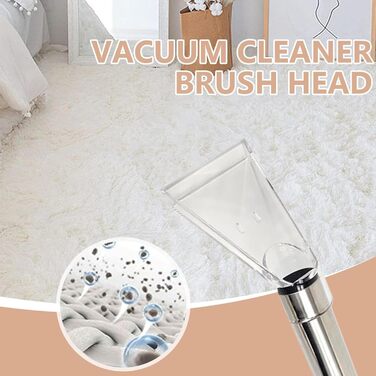 MisFun 2 Pack Upholstery Nozzle, Vacuum Attachment, Wet Vacuum Nozzle, Washing Vacuum Nozzle, Extraction Nozzle, Nozzle Accessories, Spray Extraction Device, for Car Care, Sofa Upholstery, Wet Vacuum