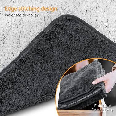 Водонепроникний килимок для собак 100x120 см - м'який, зручний, для активного відпочинку та дому, підходить для собак середніх порід до 16 кг, чорно-білий (L)