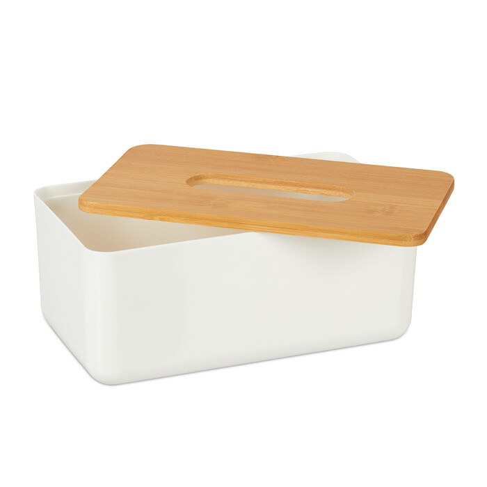 Relaxdays Storage Box with Bamboo Lid