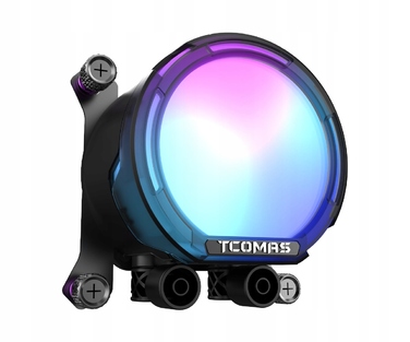 Рідинне охолодження AIO TCOMAS LE100 360 ARGB 3x120мм до 2500 RPM, Чорний