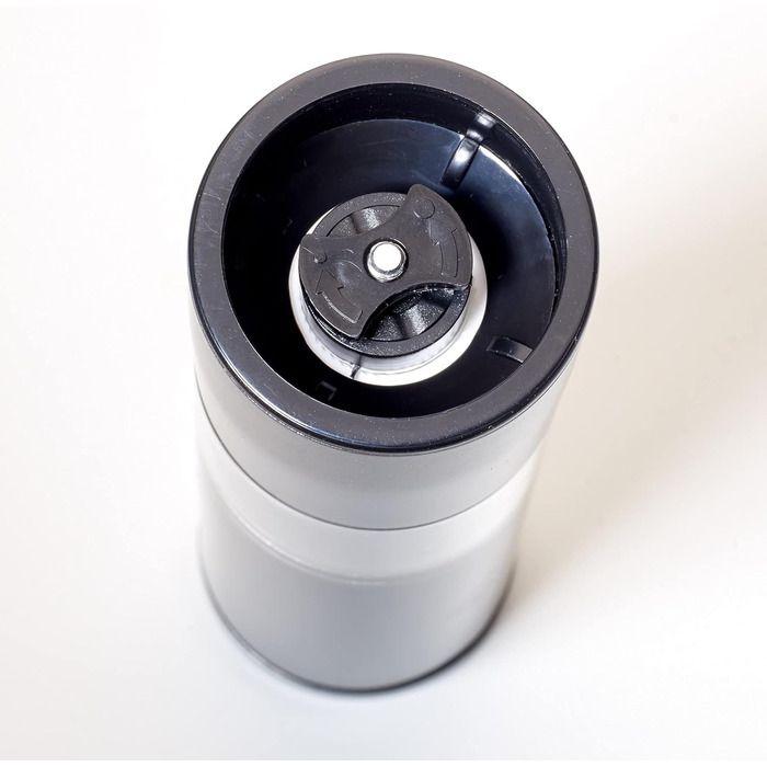 Набір з 2 мельниць для спецій Echtwerk: сіль та перець з нержавіючої сталі, ручні, з керамічним механізмом, для солі, перцю та чилі (срібна серія)