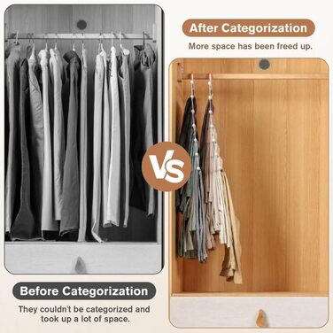 Набір з 3 штук вішалок для штанів, 7 в 1, економія місця, неслизькі вішалки для штанів, органайзер для шафи з 10 прищіпками, з нержавіючої сталі, складні вішалки для штанів, шарфів, рушників, краваток, постільної білизни