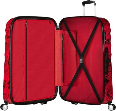 Чемодан American Tourister Wavebreaker Disney FL Spinner L, 77 см, 96 л, червоний (Mickey Comics)