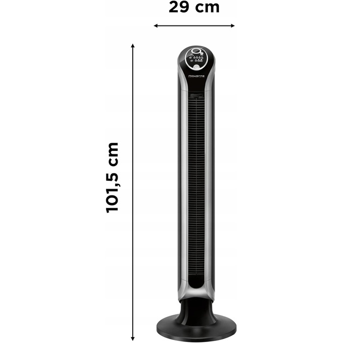 Колонний вентилятор Rowenta VU6670FO, чорний