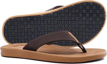 Шльопанці чоловічі KuaiLu Comfy для широкої ноги, нековзні, хакі (48 EU)