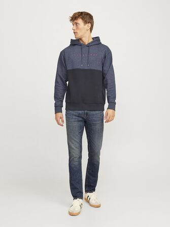 Джинси чоловічі JACK & JONES JJICLARK Original Regular Fit сині (34W/30L, Denim)
