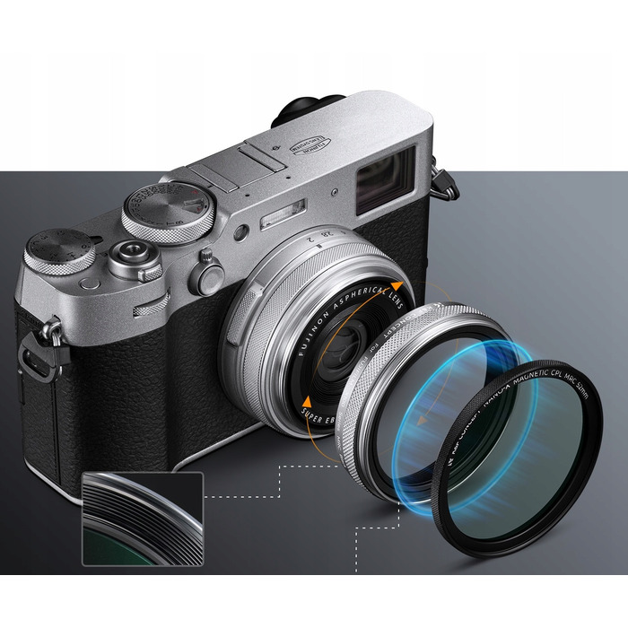 Ефектний фільтр K&F Concept Black Diffusion 1/4 (52мм), арт. KF01.2704