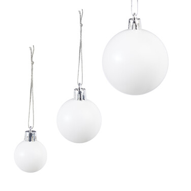 Relaxdays Set of 100 Christmas Baubles