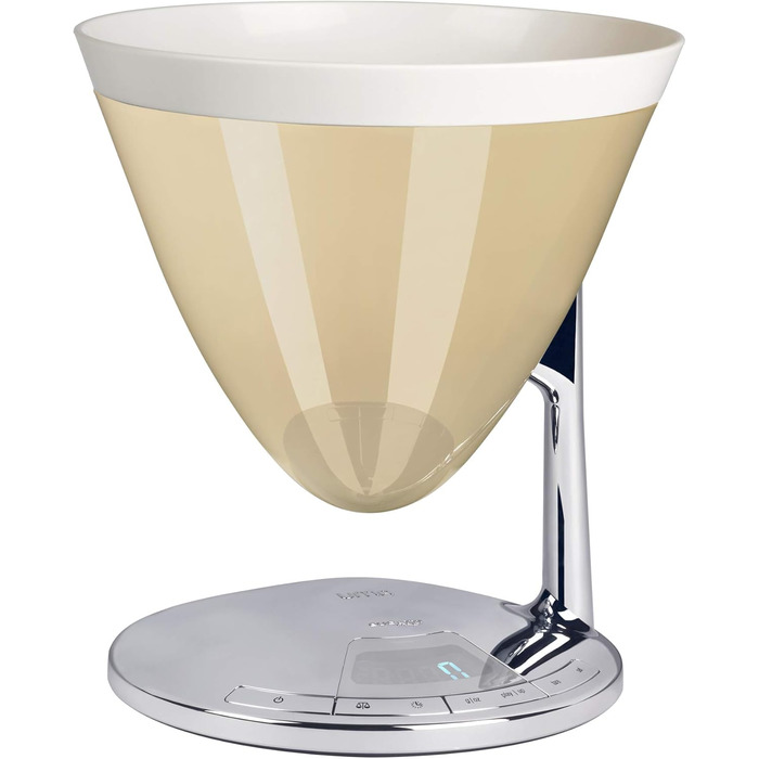 Кухонні ваги Bugatti Uma з таймером та електронним дисплеєм, 3 кг, елегантний дизайн