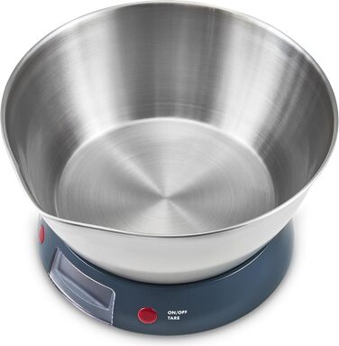 Кухонний пальник Zyliss E980202 с цифровою кухонною вагою, сріблястий/чорний | Для смаження та карамелізації
