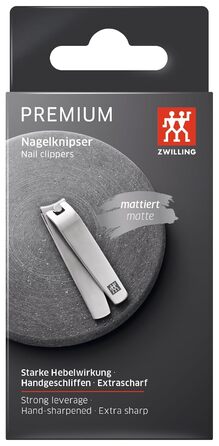 Кусачки для нігтів ZWILLING Nagelknipser преміум-класу, сріблясті, 60 мм (для нігтів рук та ніг)