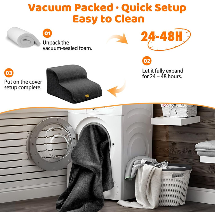 Сходинки для собак Gimars 30D: широкі, міцні, з антиковзким покриттям та знімним чохлом. Ідеально для малих собак до дивану, ліжка, авто. Висота 40 см, 3 сходинки.