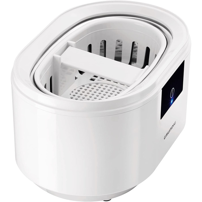 Ультразвуковий очисник Grundig UC 6620 з таймером, 500 мл, 50 Вт, білий (без таймера)