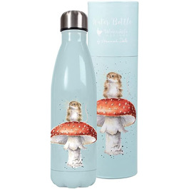 Wrendale Designs Plastic Drinking Bottle 'Hare and the Bee' (Mouse)