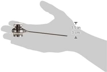 Alessi Candle Snuffer, Porcelain, Silver, One Size