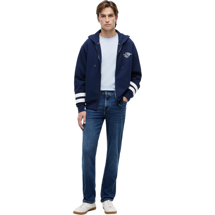 Джинси чоловічі Tommy Hilfiger Denton Straight, темно-синій денім, 34W/32L