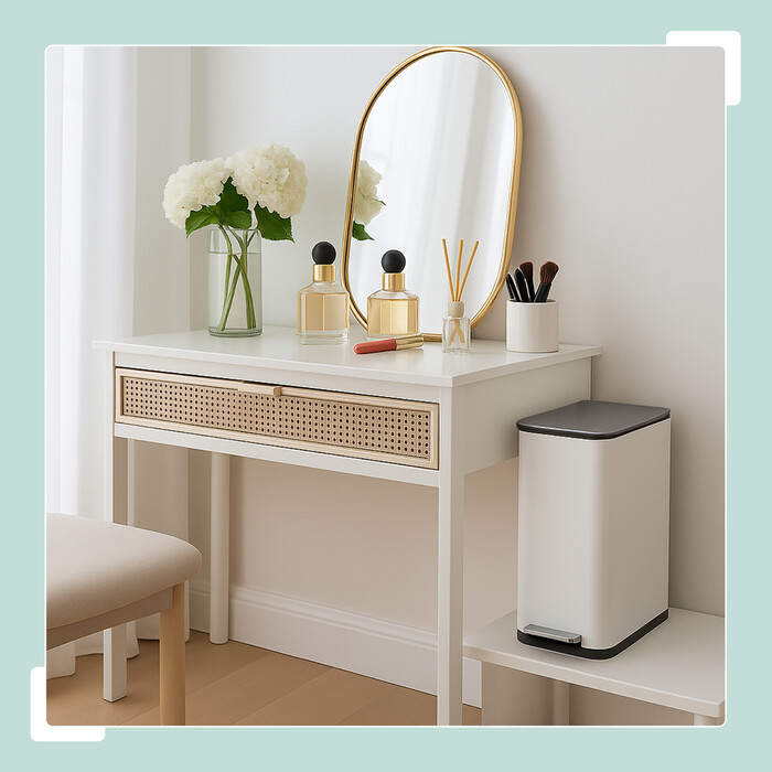 Relaxdays 10-Liter Cosmetic Storage Container