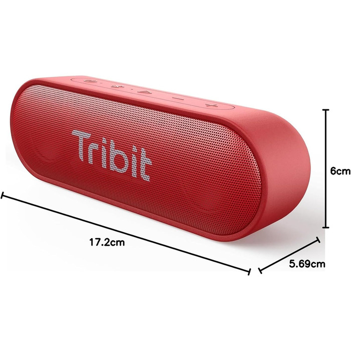 Tribit XSound Go: Портативна Bluetooth колонка 16W, IPX7, 24 год, Чорна