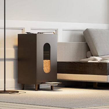 Автоматичний годівниця для котів та собак QLS, 20л, з мискою, чорна, 60 x 30 x 30 см