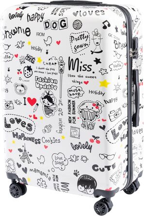 Валіза Xonic Design: міцний корпус, 360° обертання, кодовий замок, полікарбонат, L/XL або набір (3 шт.)