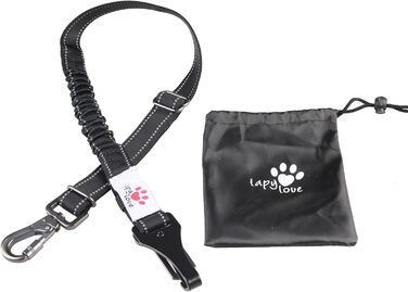 Tapylove 3-in-1 Dog Seat Belt - Adjustable Car Dog Harness with Bungee & Universal Compatibility (Isofix)